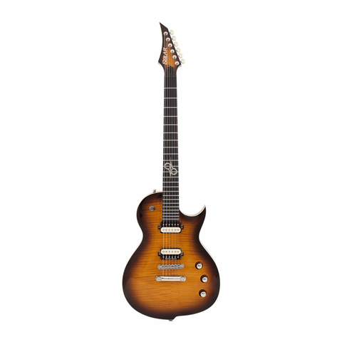 Solar GC1.6NC Electric Guitar – Flame Tobacco Burst Gloss