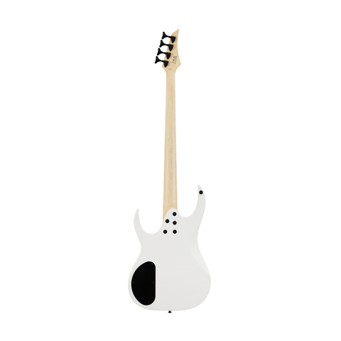 S by Solar AB4.4W 4-String Bass Guitar – White Matte