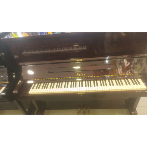 Atlas A2C Upright Piano – Mahogany Finish