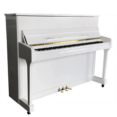 Steiner HU-110W Upright Piano - White
