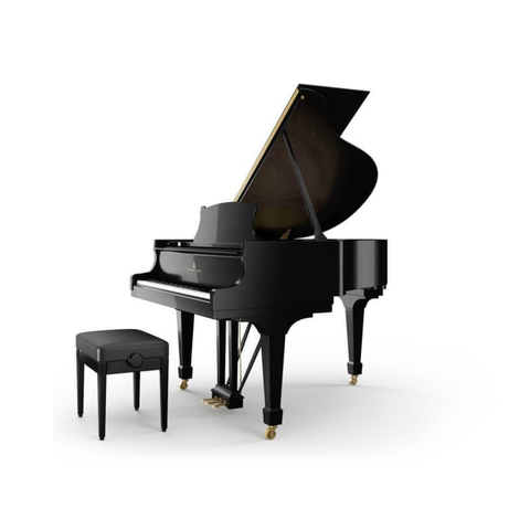 Steinway & Sons S-155 Baby Grand Piano Black - Renewed