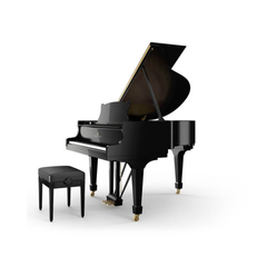 Steinway & Sons S-155 Baby Grand Piano Black | Melodica Music Store Dubai