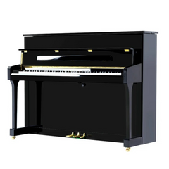 Steiner HU-110E Upright Piano – Black