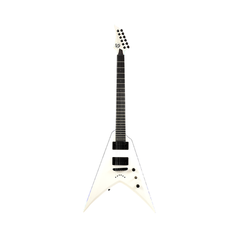 S by Solar VB4.6W Electric Guitar – White Matte