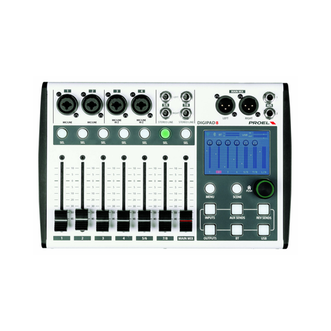 Proel DIGIPAD8 – 8 Channel Digital Mixer