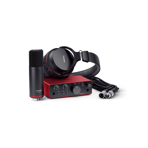 Focusrite Scarlett Solo Studio 4th Gen Recording Bundle