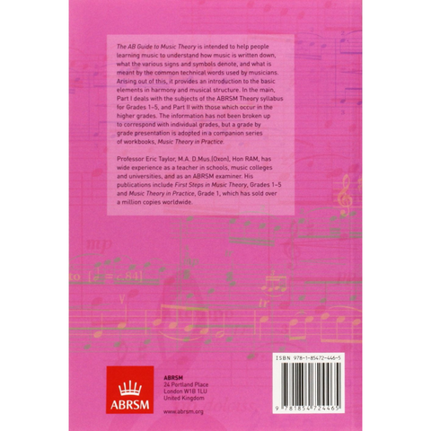 ABRSM The AB Guide to Music Theory, Part I