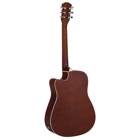 De Salvo AG1CEQNTGS 4/4 Semi Acoustic Guitar - Natural Glossy Satin