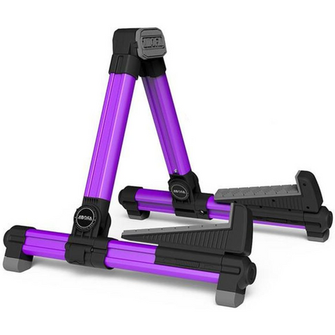 Aroma AGS-08 Guitar Floor Stand - Purple