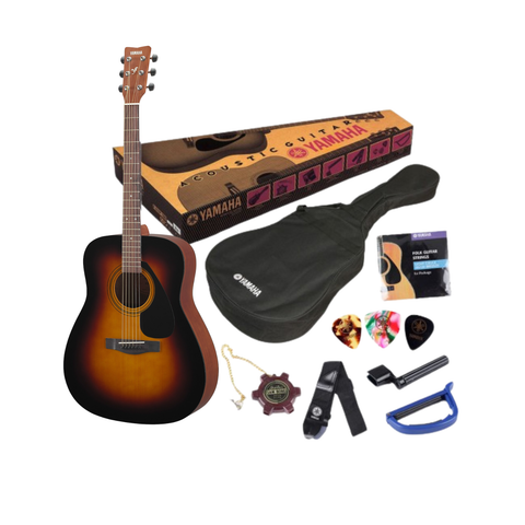 Yamaha F310P Acoustic Guitar Package – Tobacco Brown Sunburst