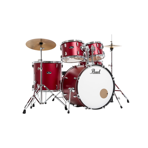 Pearl RS525SC Roadshow Drum Set – Matte Red Wine Finish