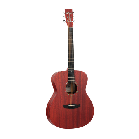 Tanglewood TWCR-O Acoustic Guitar – Thru Red Satin