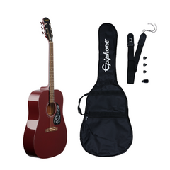 Epiphone Starling Acoustic Guitar Player Pack - Wine Red | Melodica Music Store Dubai