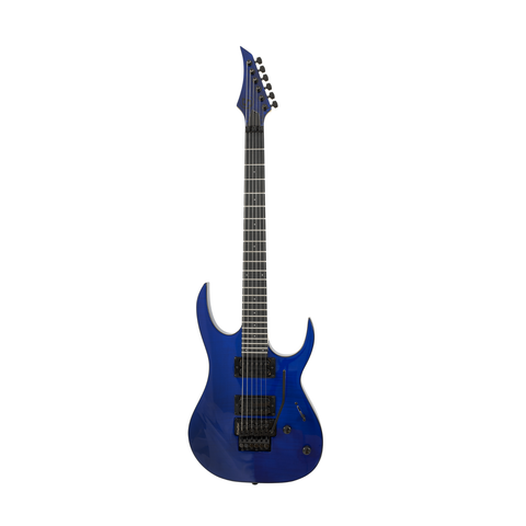 S by Solar SB4.6FRFBL Electric Guitar – Flame Blue