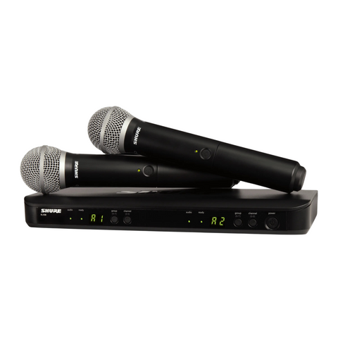 Shure BLX288UK/PG58-K14 Wireless Handheld Dual Mic System