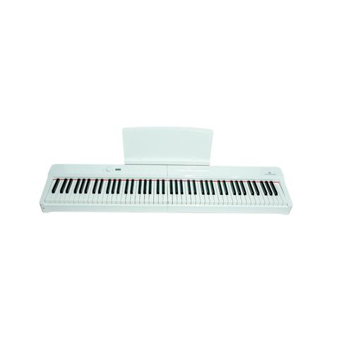 Steiner FP-88PRO Folding Portable Keyboard - White