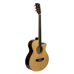 Bamboo GA-40 Acoustic-Electric Guitar with Bag – Natural