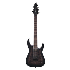 Jackson JS22Q-7 Electric Guitar 7-String - Transparent Black Burst | Melodica Music Store Dubai