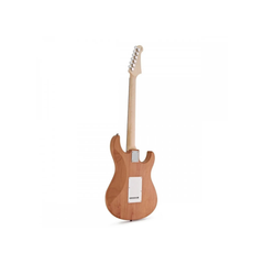 Yamaha Pacifica PAC112J electric guitar back view, natural satin with maple neck