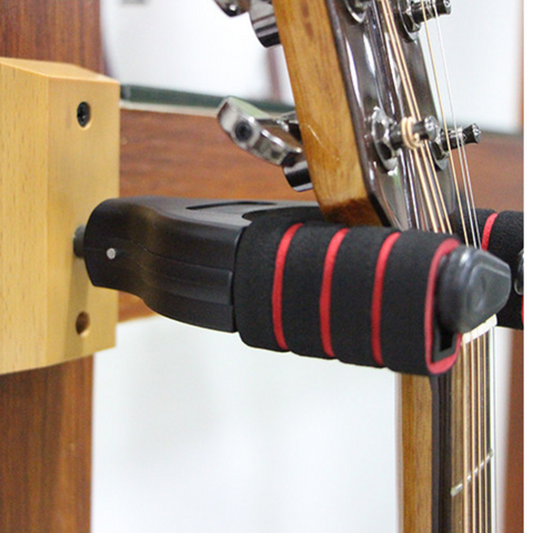 Hebikuo J-19A Wood Guitar Hanger with Auto-Lock