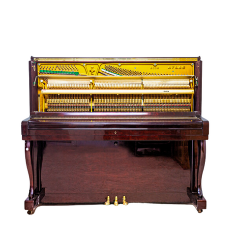 Atlas A55M Upright Piano - Mahogany