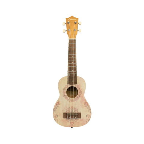 Bamboo U-21 Lotus Mandala Soprano Ukulele