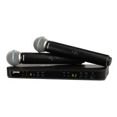 Shure BLX288UK/B58-H8E Dual Beta 58 Wireless Vocal System - Microphone | Melodica Music Store Dubai