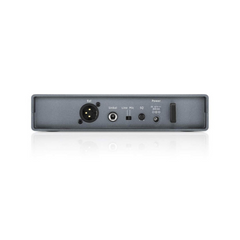 Sennheiser XSW 1-CI1 wireless receiver rear panel, single XLR and jack output