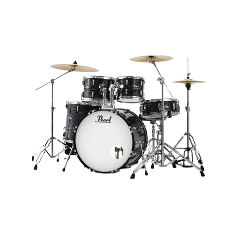 Pearl RS525SB Roadshow Drum Set – Midnight Chrome Vortex