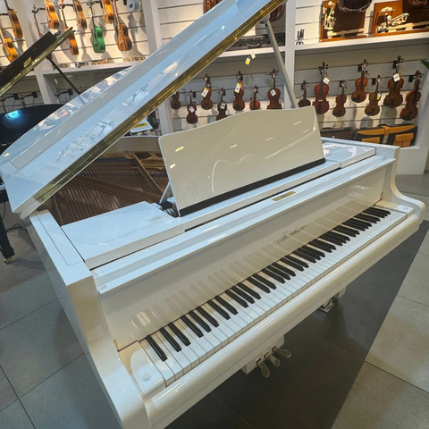 Blüthner Model 6 Grand Piano – White (Renewed)