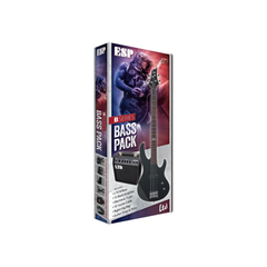 ESP LTD B Series Bass Guitar Package - Black Satin