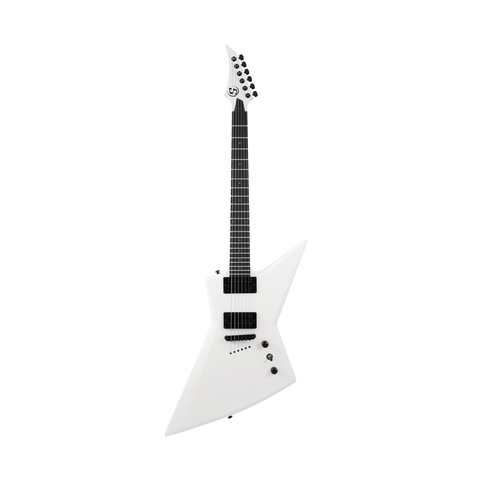 S by Solar EB4.6W Electric Guitar – White Matte