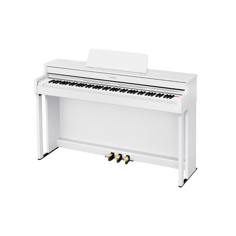 Casio AP-300WE Digital Piano with Bench - White