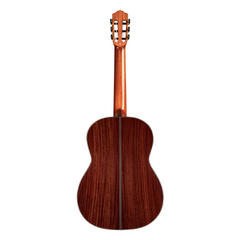 Cordoba C10 CD guitar full back standing, rosewood back with slotted headstock