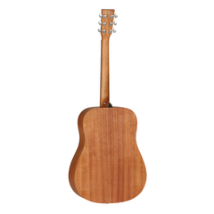 Tanglewood Roadster TWR2-DE acoustic guitar back view, mahogany dreadnought