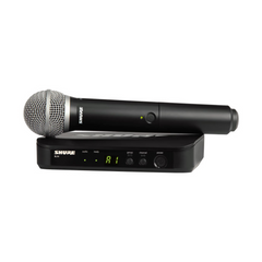 Shure BLX24UK/PG58-H8E Wireless Vocal System - Microphone | Melodica Music Store Dubai