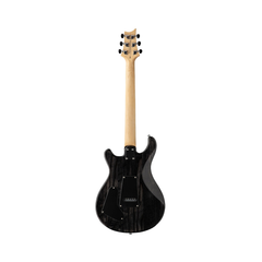 PRS SE Swamp Ash Special electric guitar back view, charcoal with maple neck