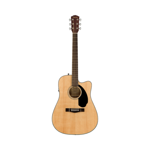 Fender CD-60SCE Dreadnought E-Acoustic Guitar – Natural