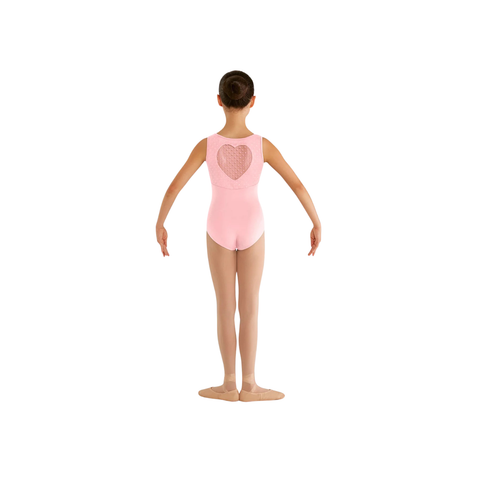 Bloch Girls Miame Heart Mesh Leotard