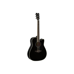 Yamaha FGX820C Acoustic-Electric Guitar - Black | Melodica Music Store Dubai