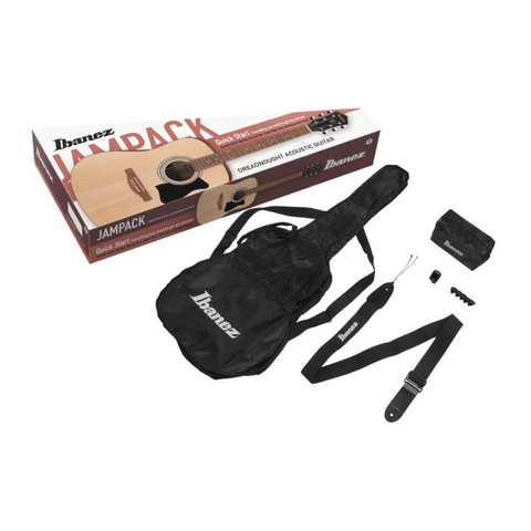 Ibanez V54NJP Acoustic Guitar Jampack – Open Pore Natural
