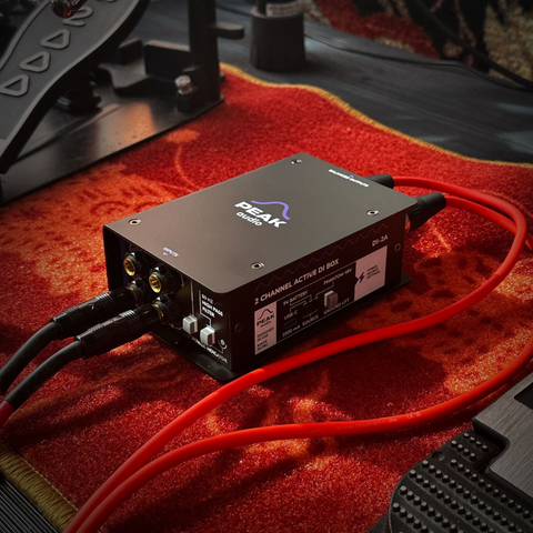 Peak Audio DI-2A Phantom Powered 2-Channel Active DI Box