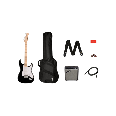 Fender Squier Sonic Stratocaster Pack – Black