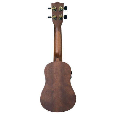 De Salvo UKMSEQ Soprano Ukulele - Mahogany