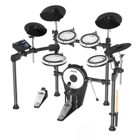 Aroma TDX-25 II 9 pcs Electronic Drum Kit with Bluetooth - Black