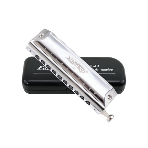 EAST TOP T1040 Chromatic Harmonica – Silver