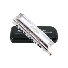 EAST TOP T1040 Chromatic Harmonica – Silver