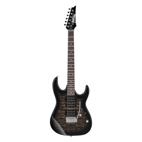 Ibanez GRX70QA-TKS Electric Guitar - Black Sunburst