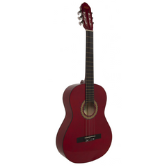 De Salvo CG34RD 3/4 Classical Guitar - Red Finish