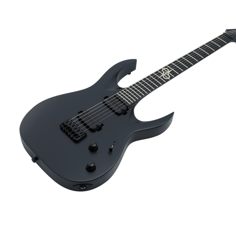 Solar A2.6C Electric Guitar – Carbon Black Matte